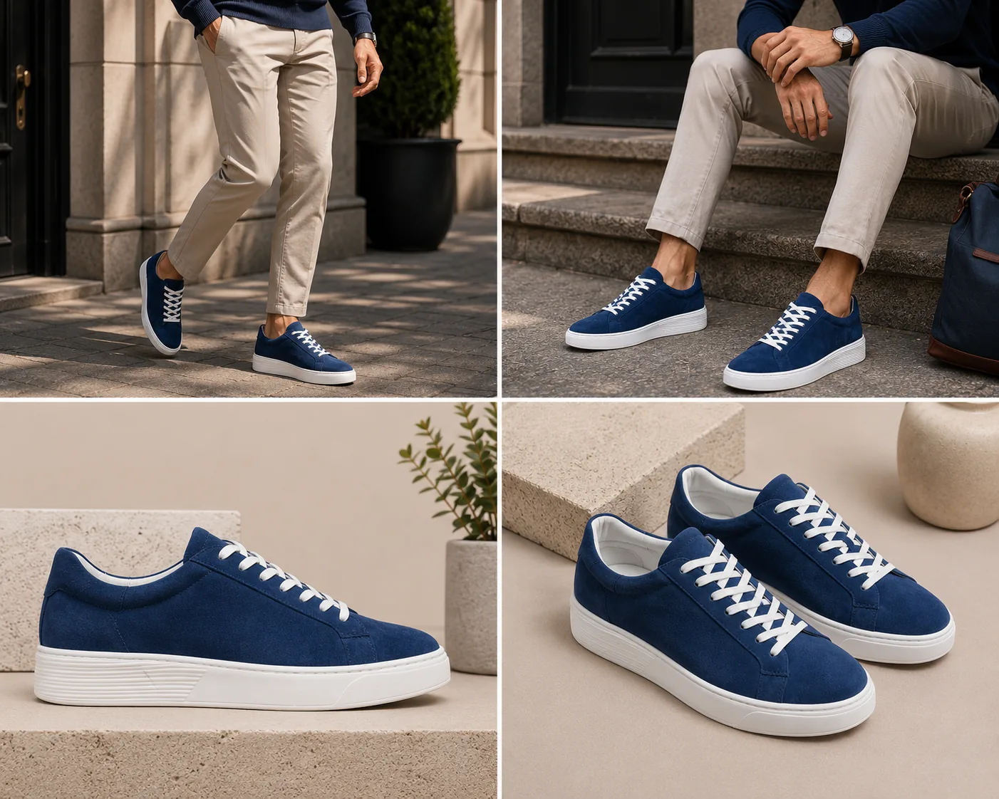Dona Premium Erkek Süet Deri Sneaker