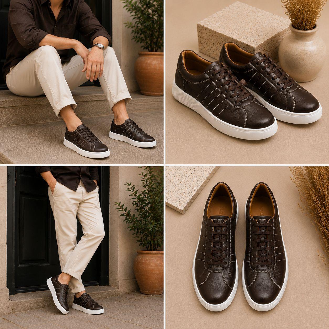 Dona Classic Hakiki Deri Erkek Sneaker