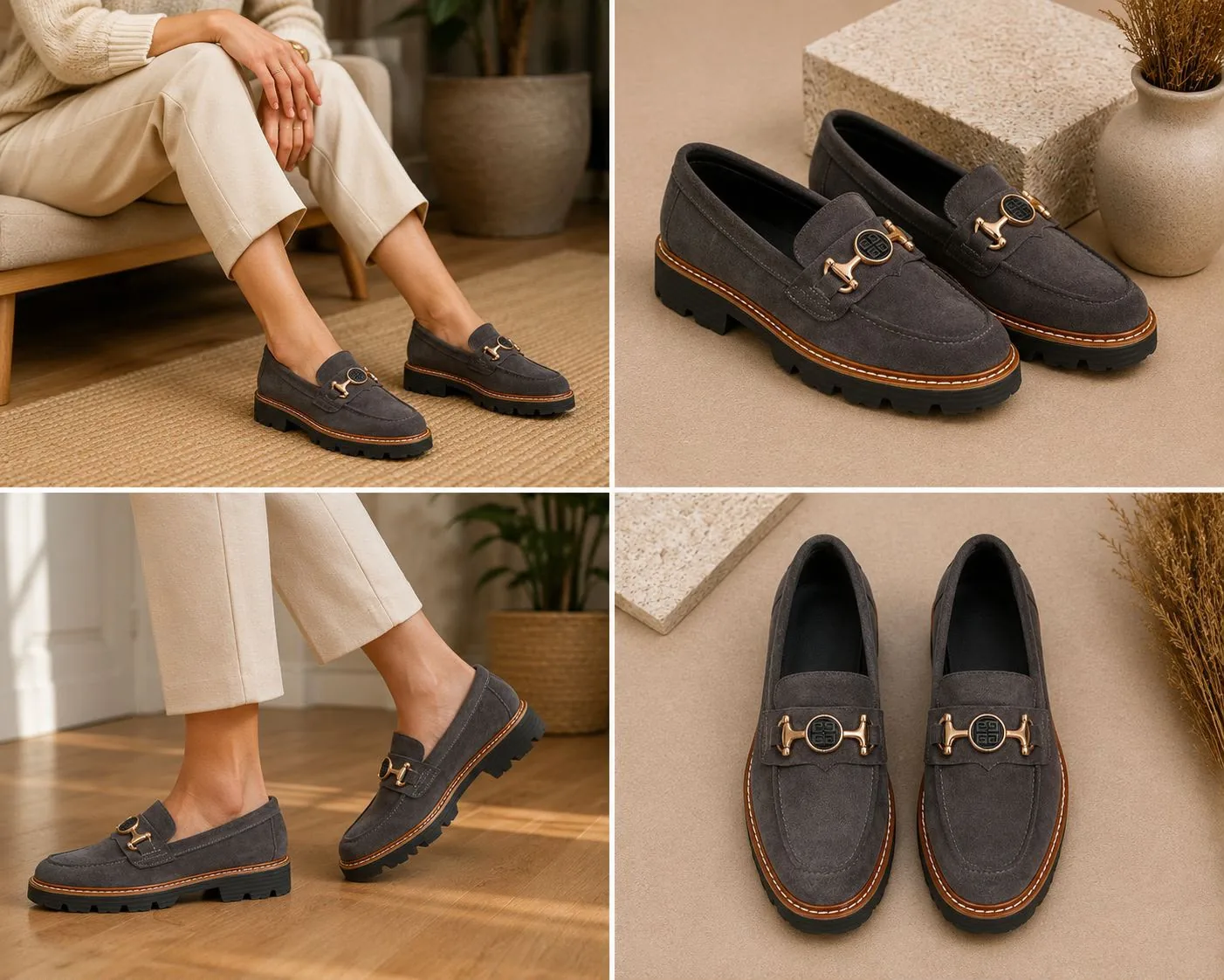 Dona Süet Premium Kadın Loafer